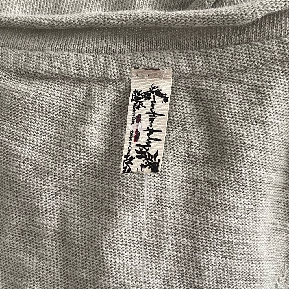 NEW Free People Oversized Organic Cotton Pullover - Picture 8 of 8